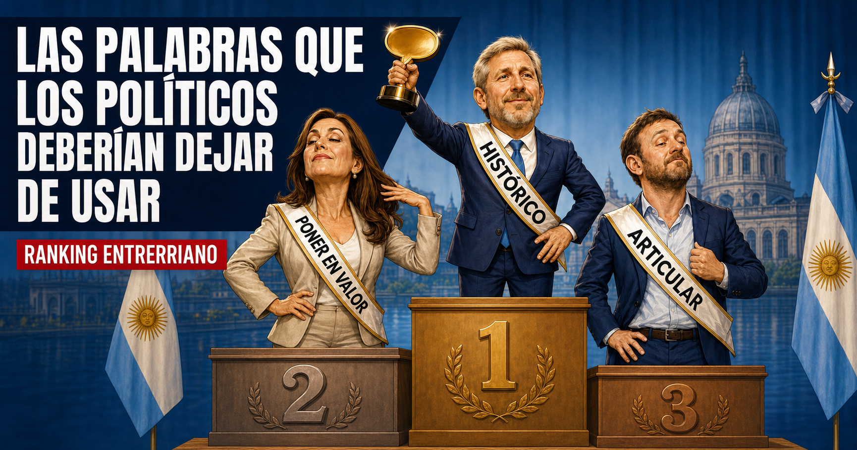 Ranking entrerriano de las palabras políticas más usadas: Frigerio, Romero y Azcué en el podio